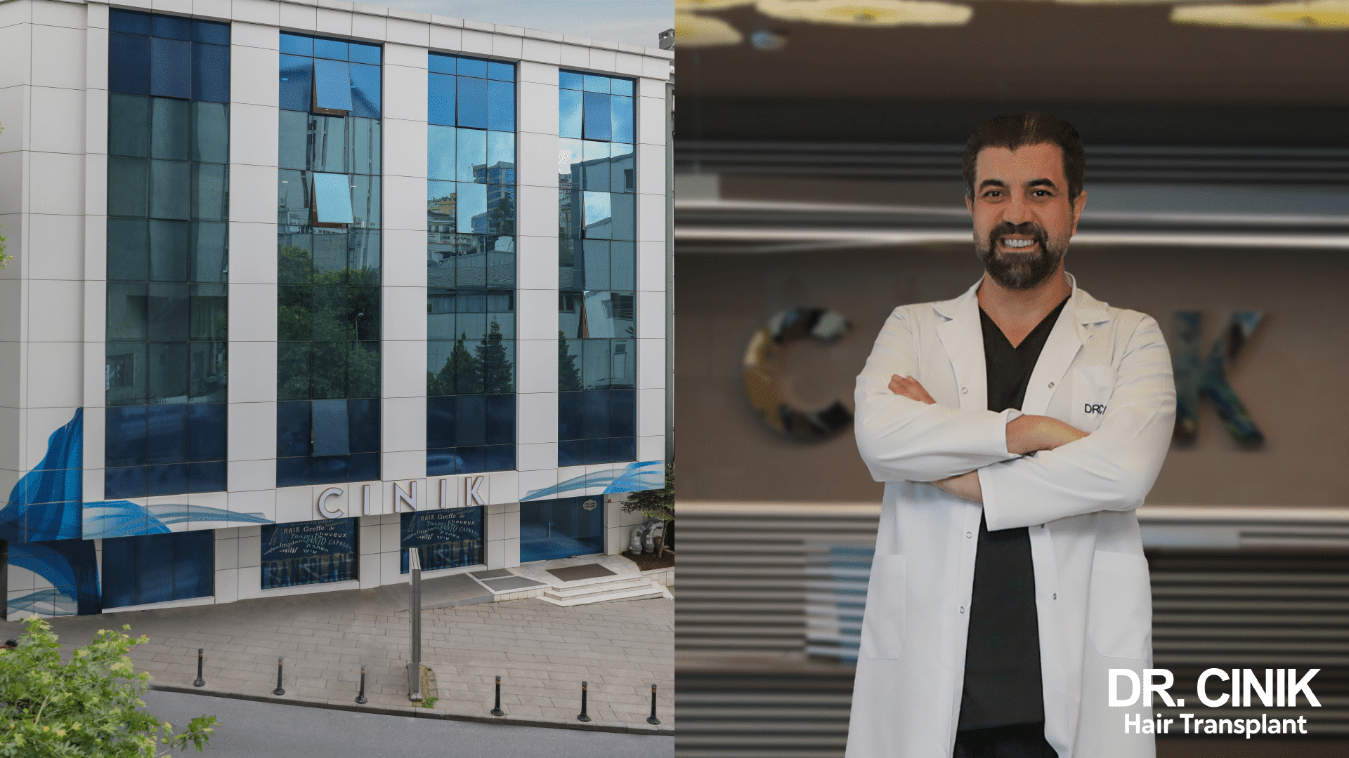 The Dr Emrah Cinik hair transplant clinic in Istanbul